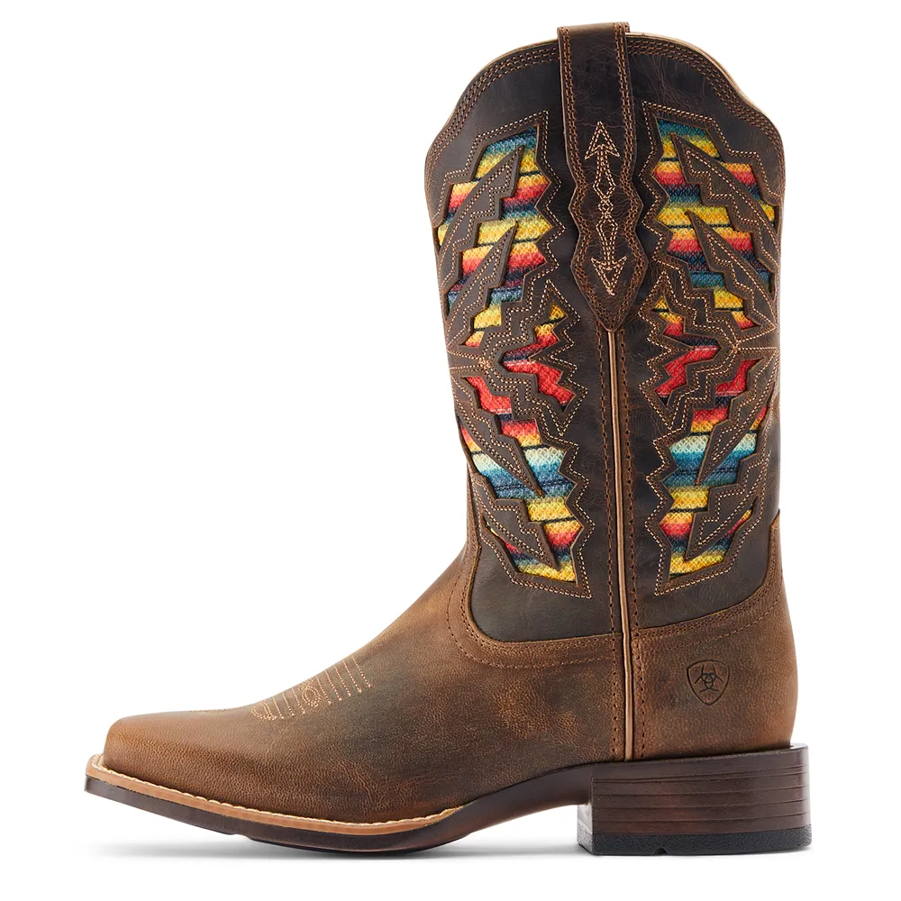 10044444 Ariat Women's Laney VentTek 360 Western Boot - Desert Pearl