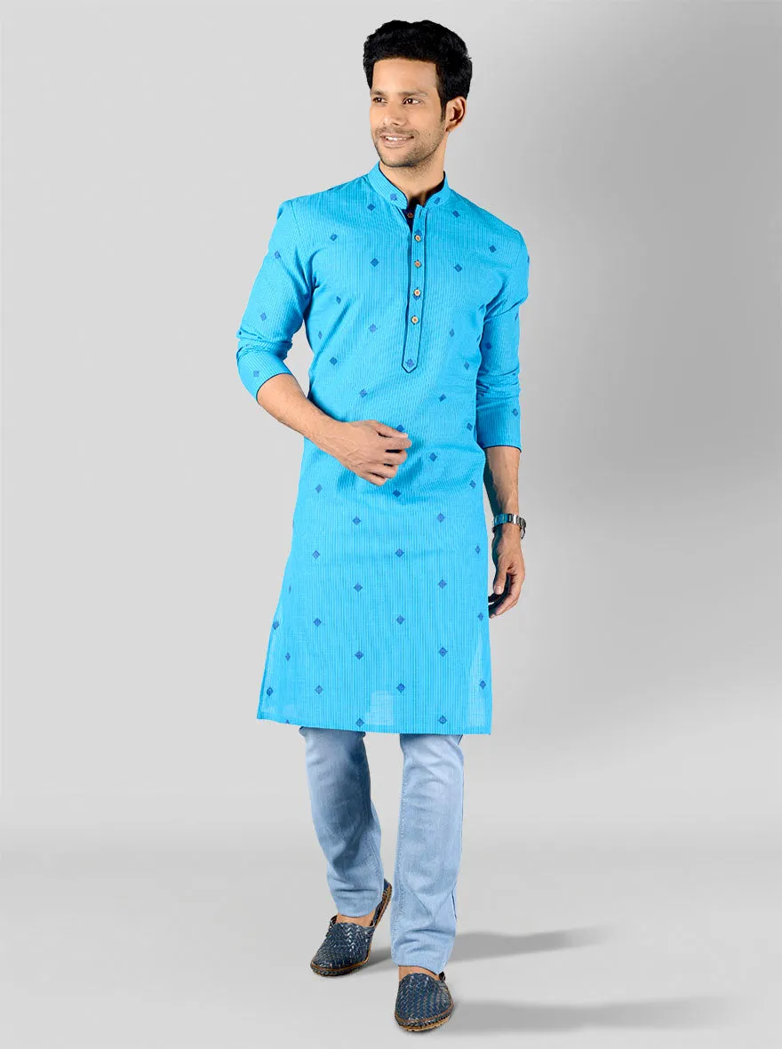 Bright Blue Kurta | Azania