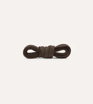 Brown Cotton 70cm Shoelaces