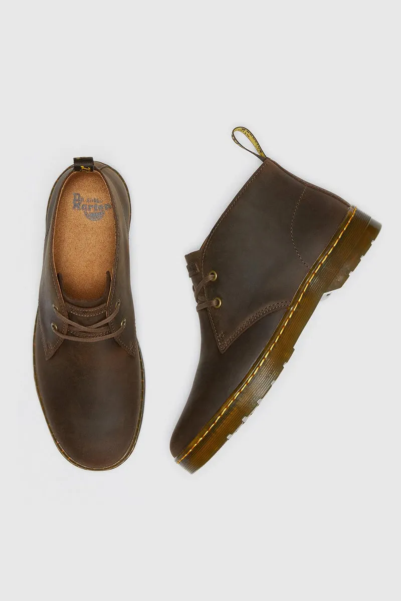 Cabrillo Leather Desert Boots - Gaucho Crazy Horse