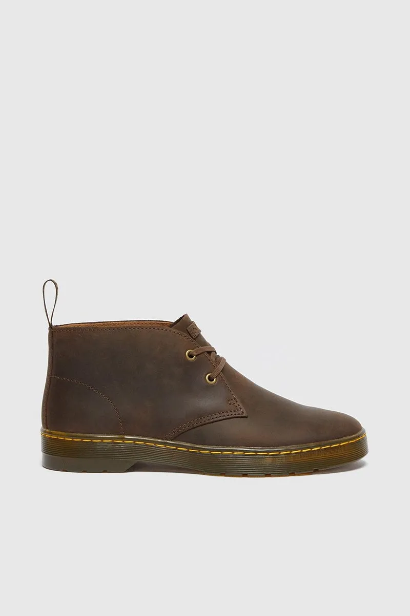 Cabrillo Leather Desert Boots - Gaucho Crazy Horse