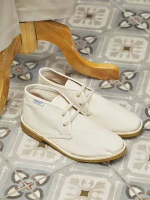 Canvas desert boots