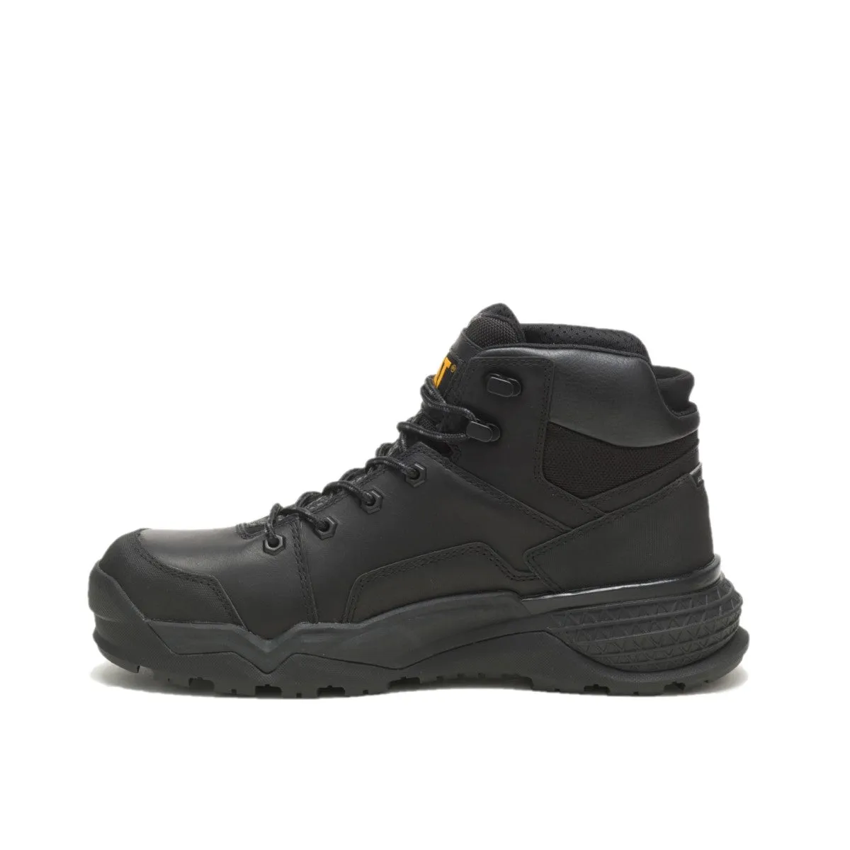 CATERPILLAR P91318-M PROVOKE WP AT MN'S (Medium) Black Leather Work Boots