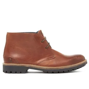 CHATHAM Mens Drogo Leather Chukka Boots - Dark Tan