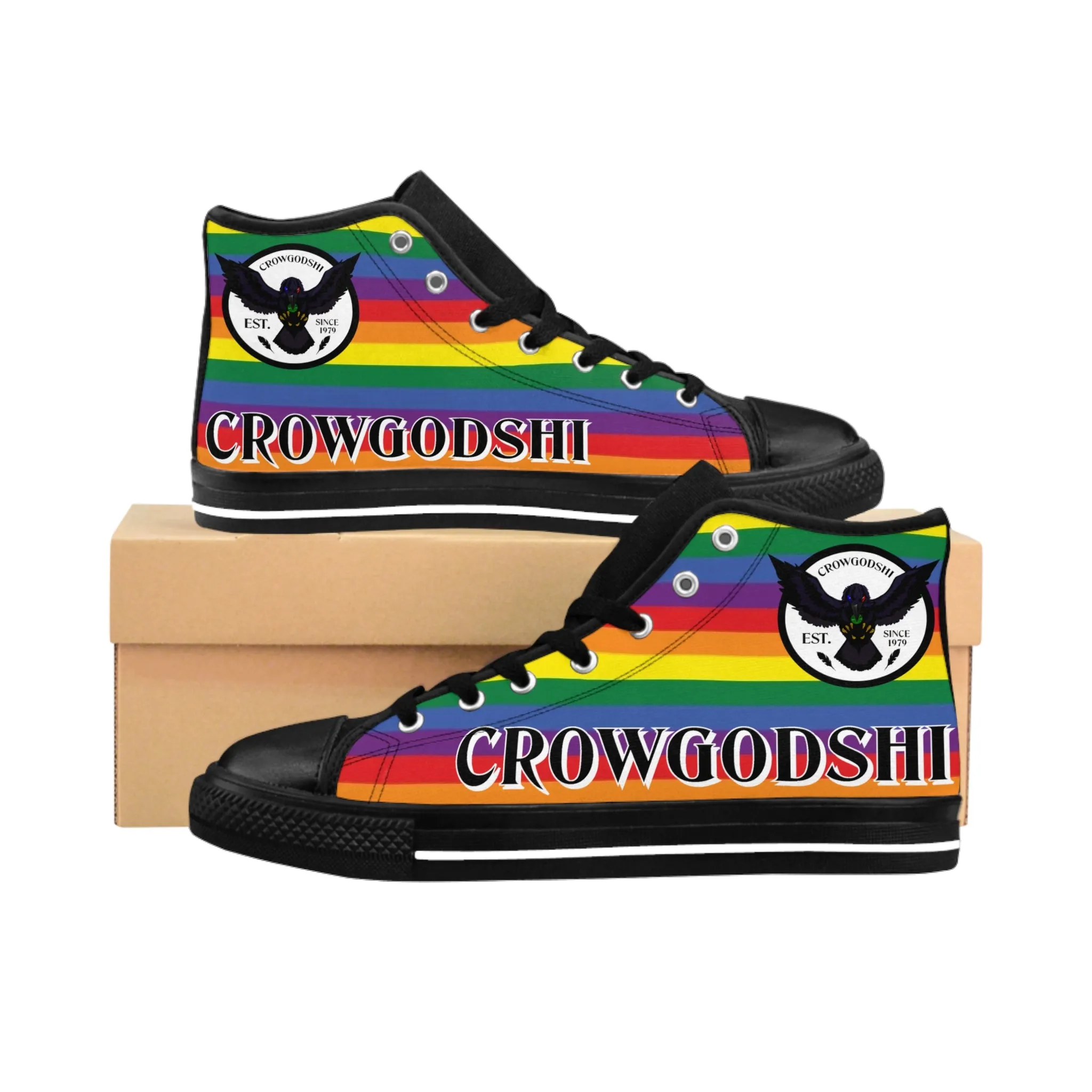 Crowgodshi High-Tops, RAINBOW