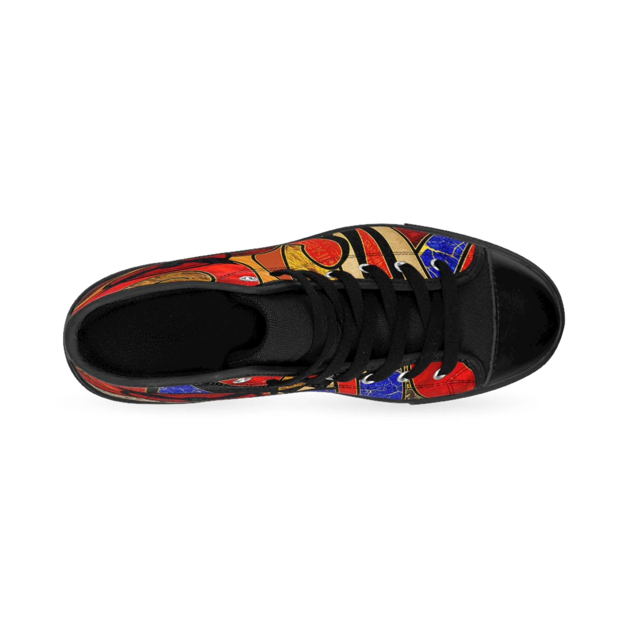 Crowgodshi Men's Egyptian Abstract High-Tops