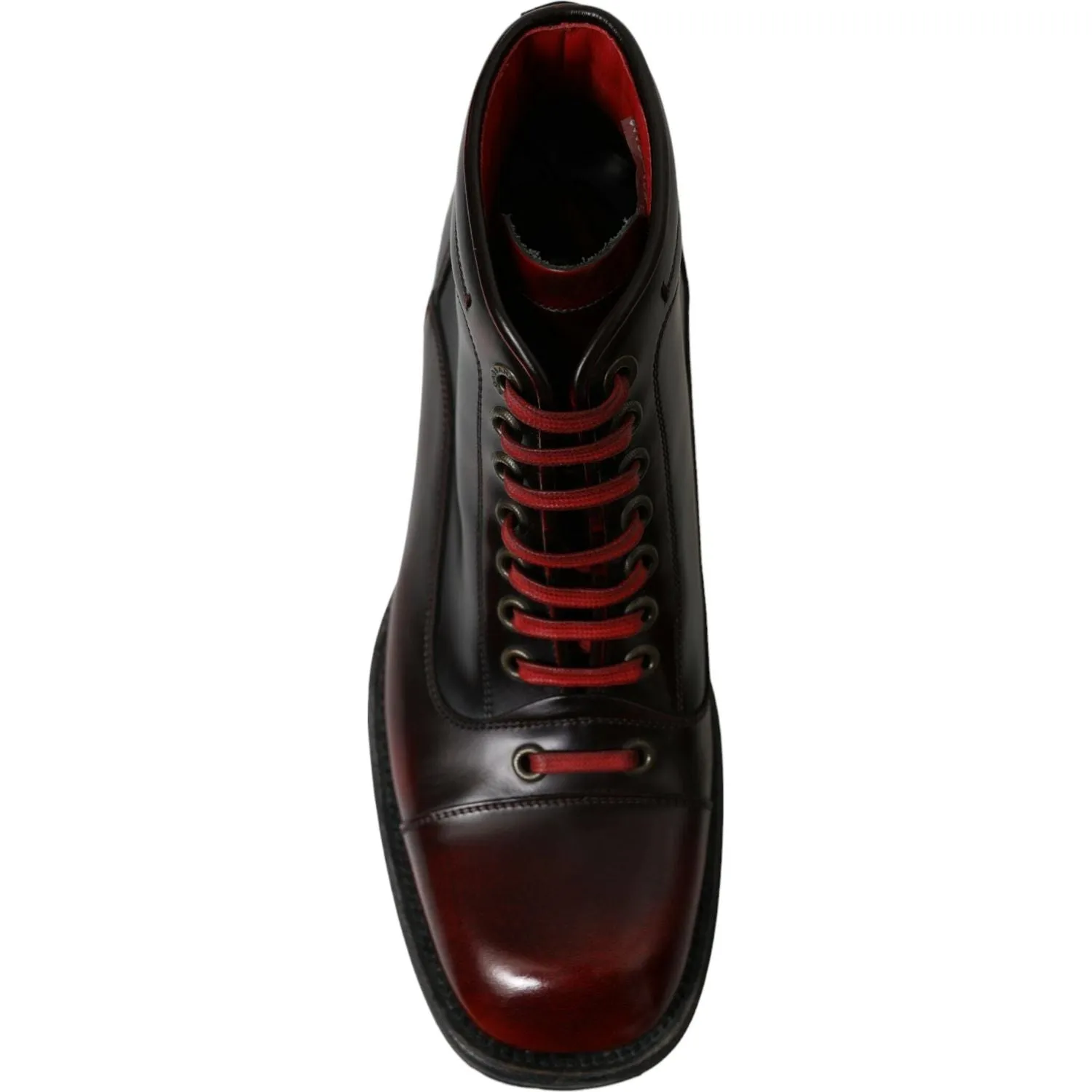 Dolce & Gabbana Dapper Dual-Tone Leather Ankle Boots