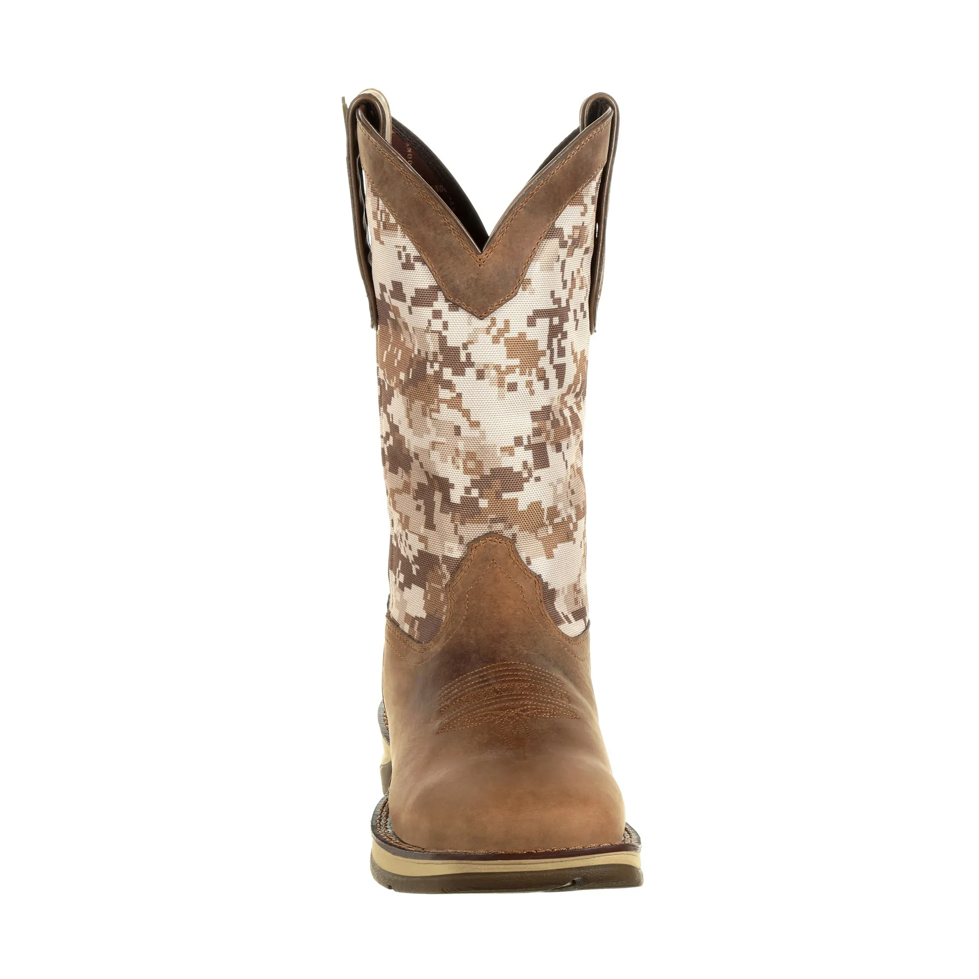 Durango Rebel Desert Camo Pull-On Leather Square Toe Boot DDB0166