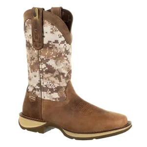 Durango Rebel Desert Camo Pull-On Leather Square Toe Boot DDB0166