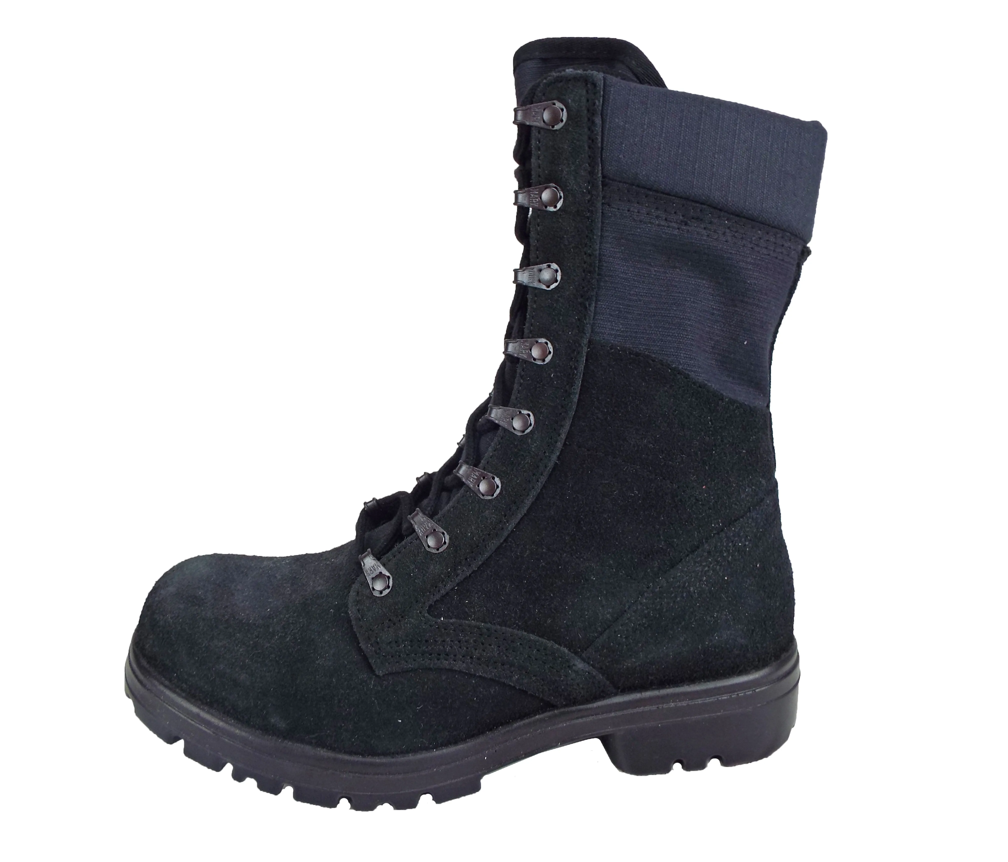 Dutch Army - Black Combat Boots - Suede - Super Grade