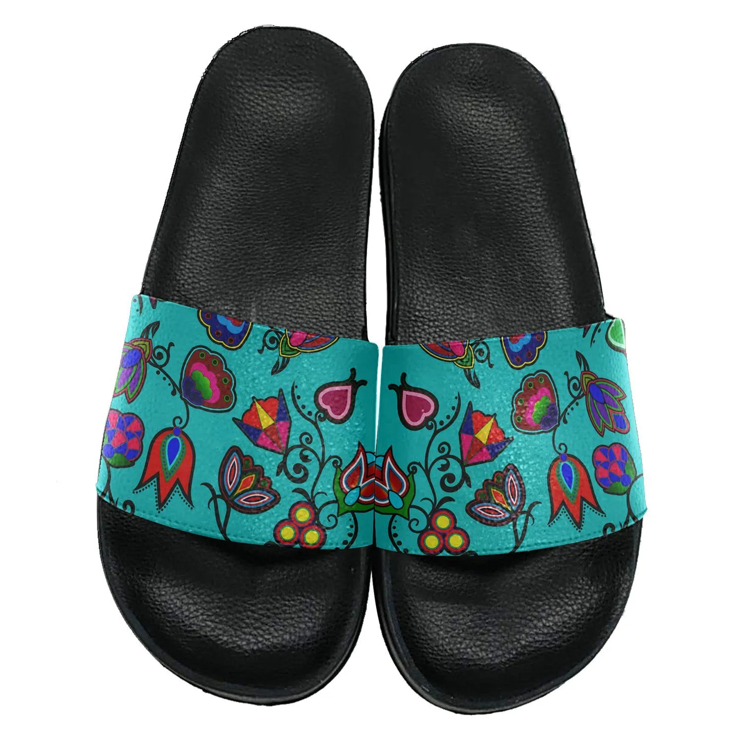 Indigenous Paisley Sky Slide Sandals