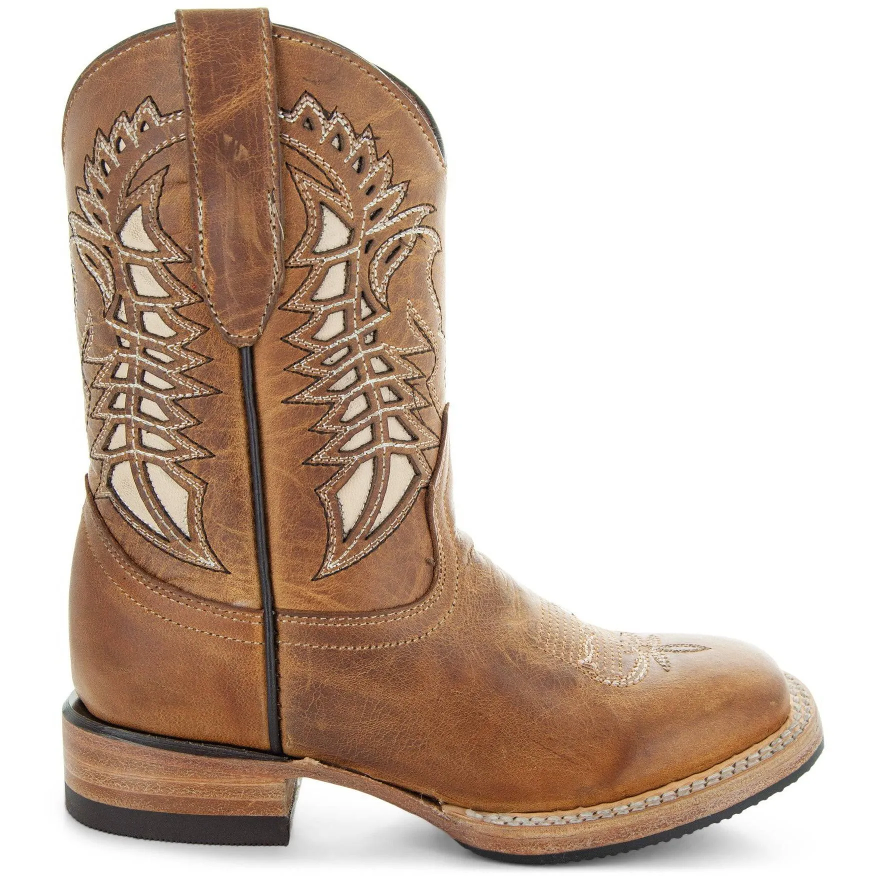 Kids' Tan Country Boots | Everyday Western Boots for Kids (K3007)