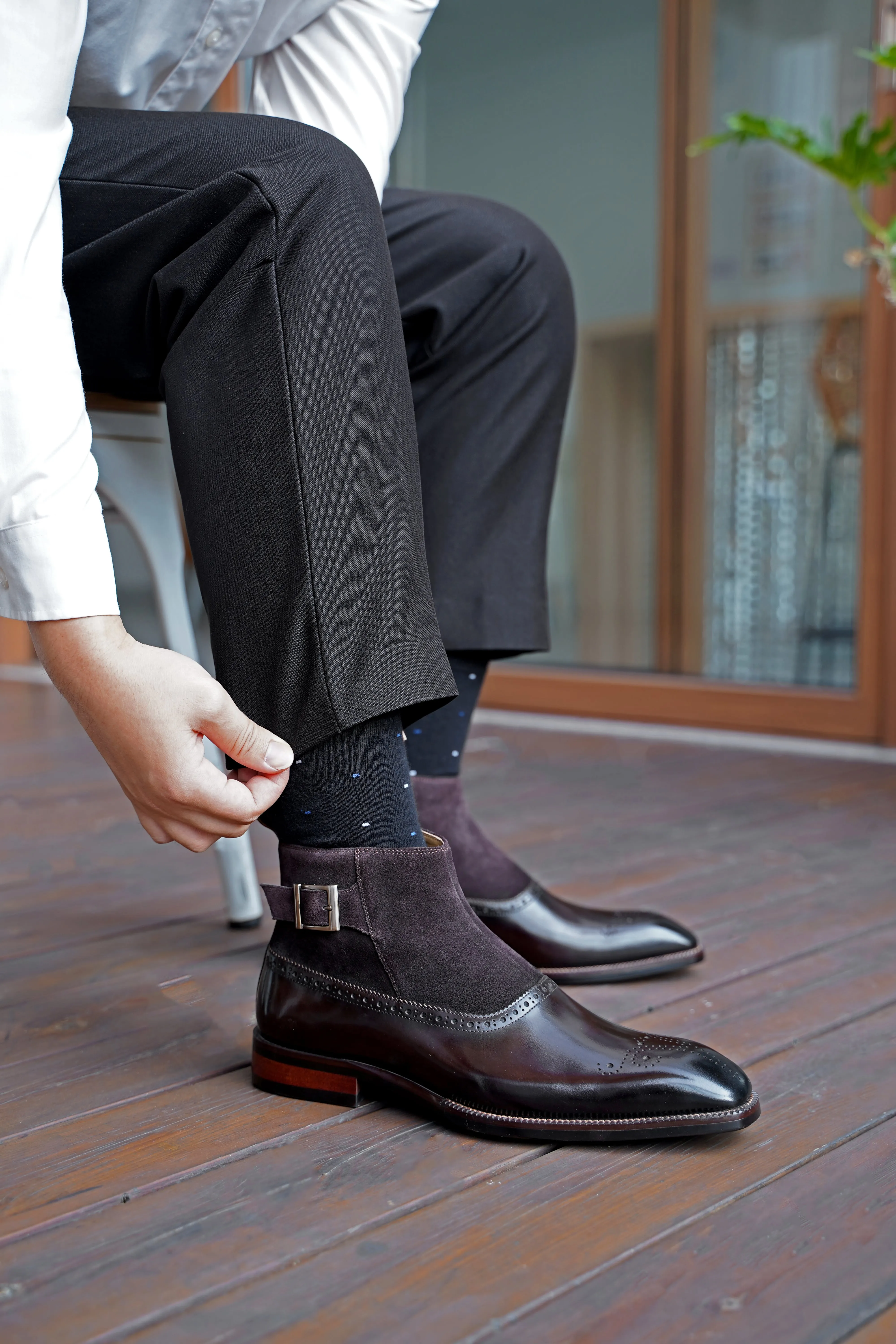 Luxury Suede Leather Chelsea Boots