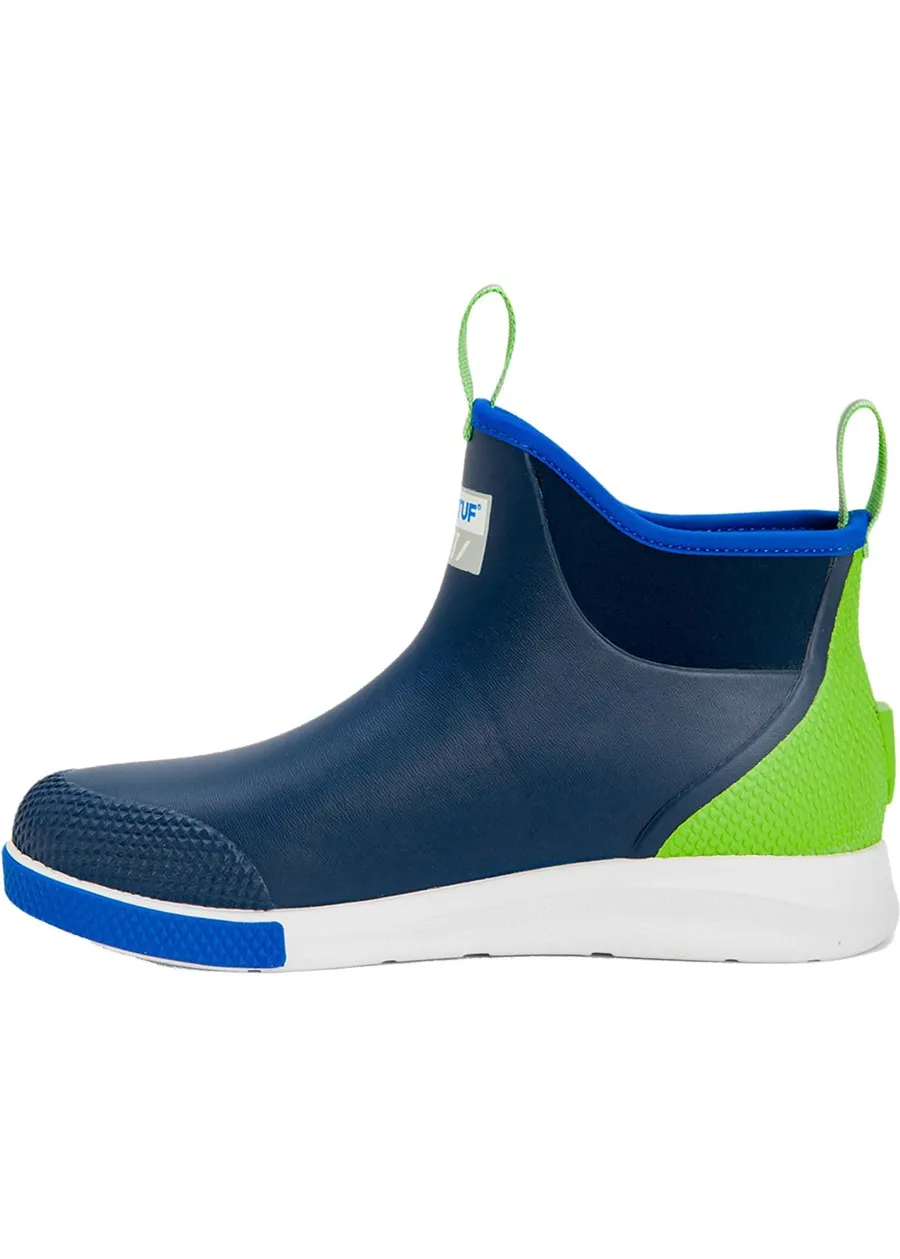 Men's 6 in Ankle Deck Boot Sport-Blue