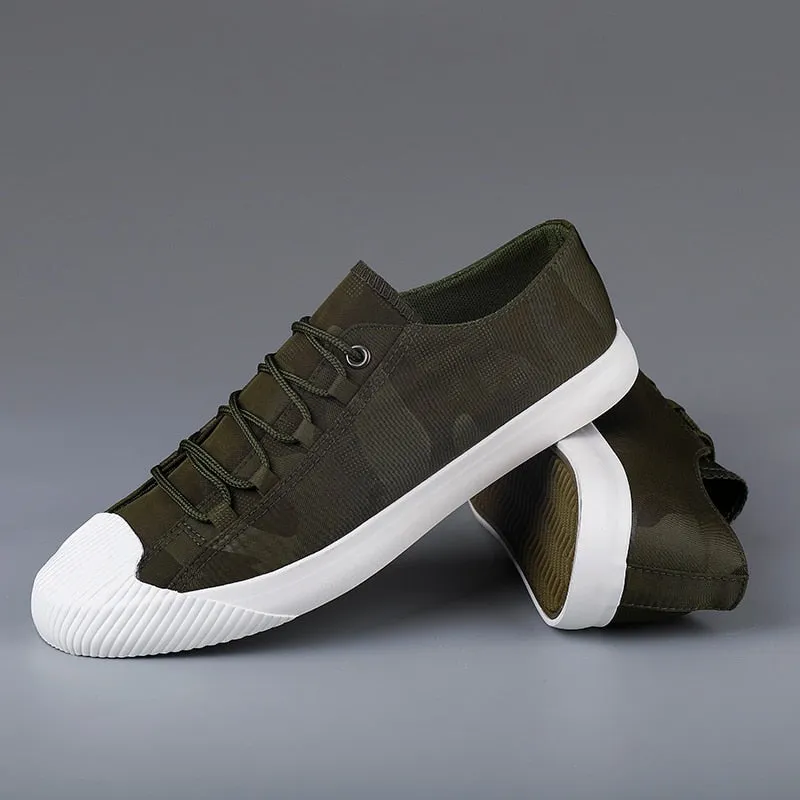 Men's Canvas Lace Front Sneakers