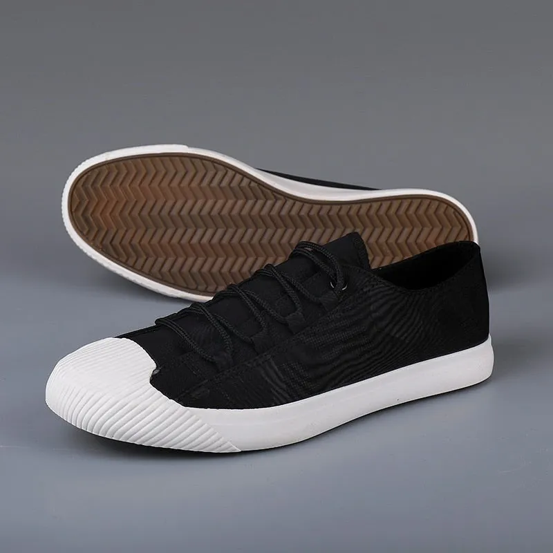 Men's Canvas Lace Front Sneakers