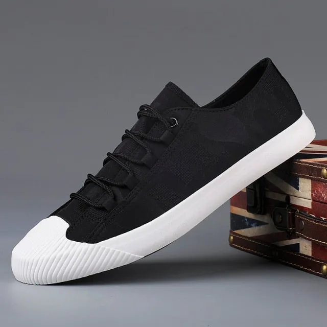 Men's Canvas Lace Front Sneakers