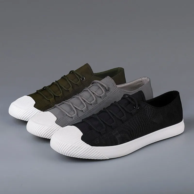 Men's Canvas Lace Front Sneakers