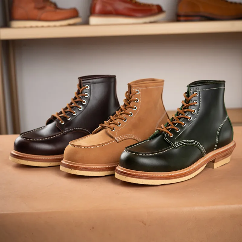 Men's Moc Toe Boots