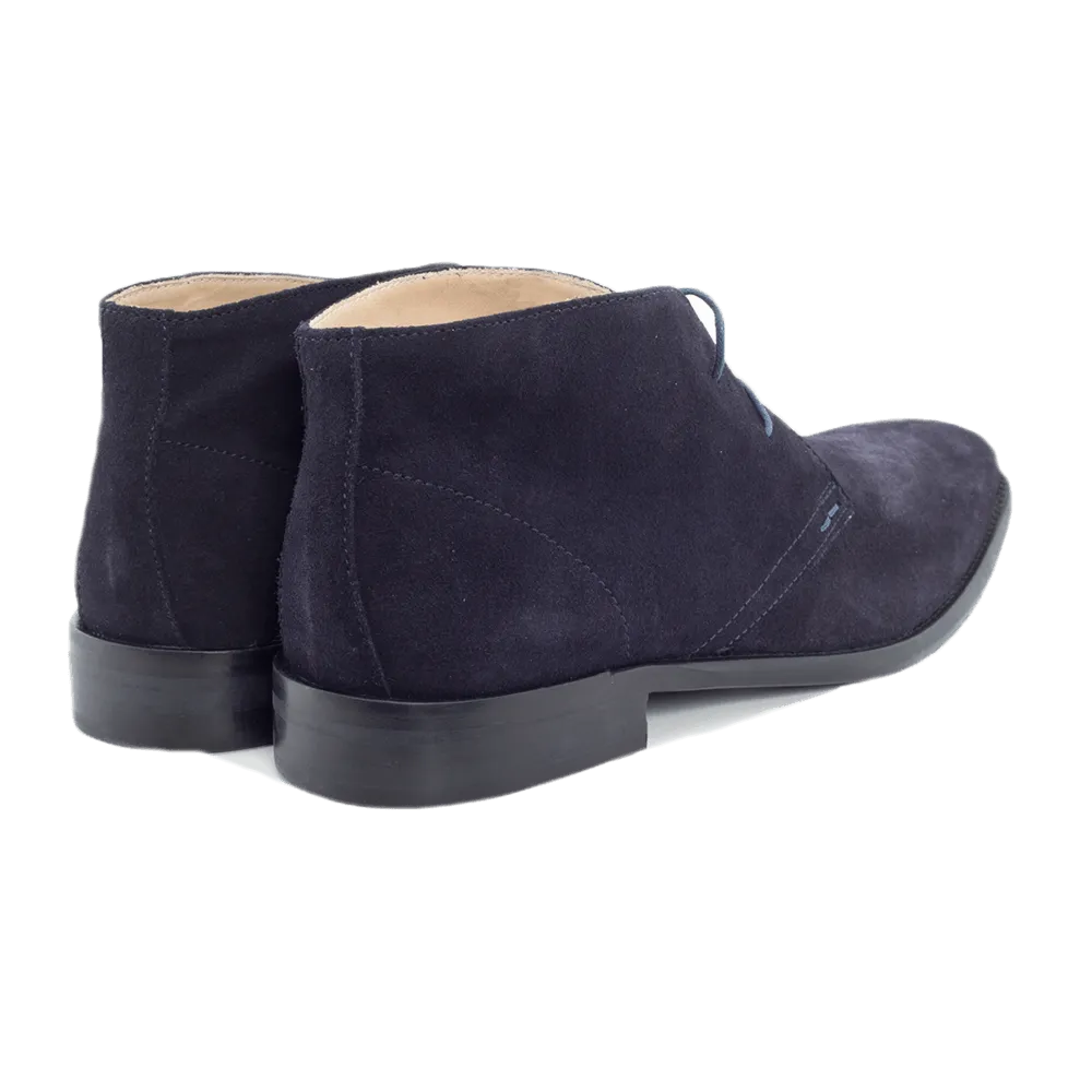 Navy Suede Desert Boots