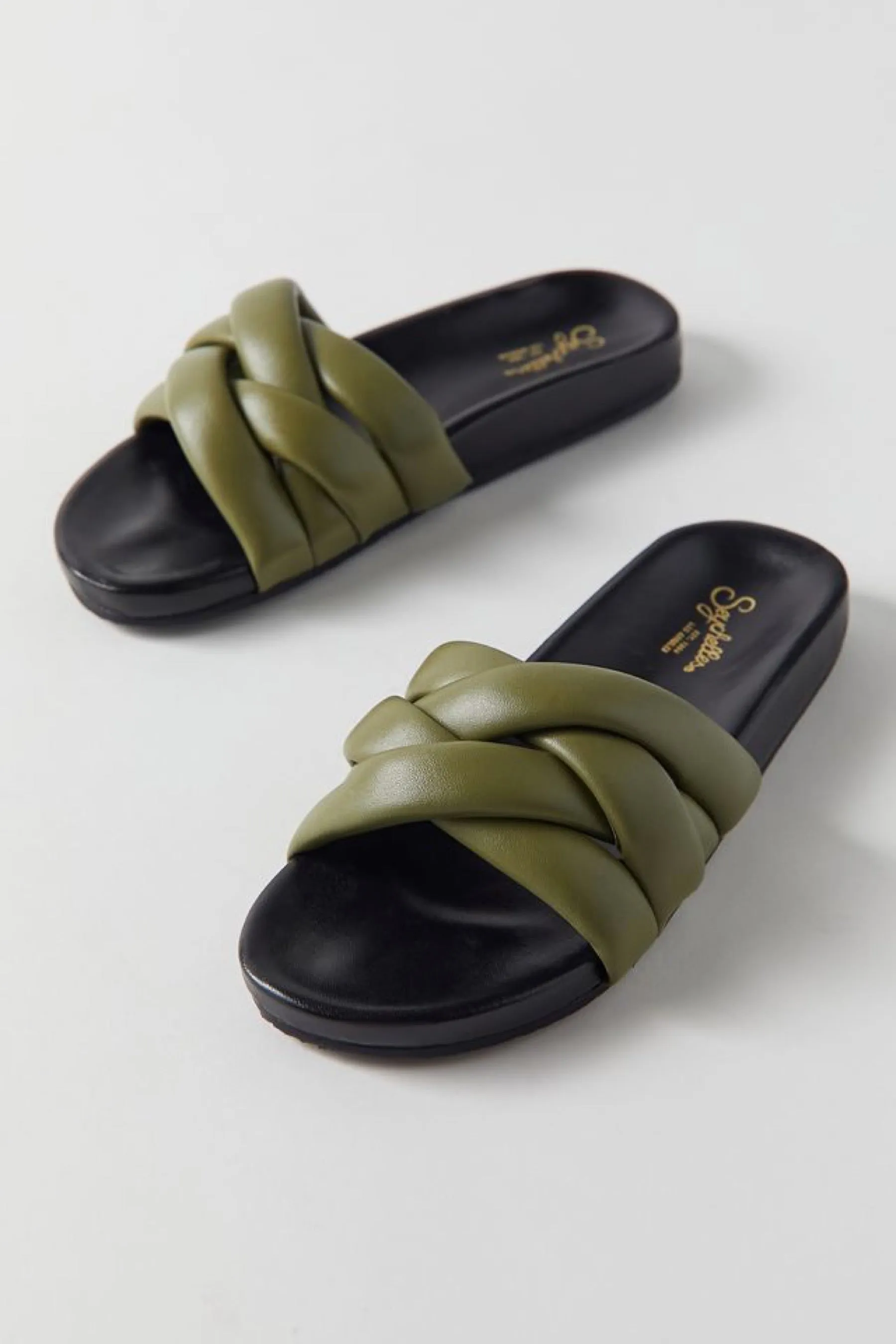 Olive Low Key Glow Up Slide