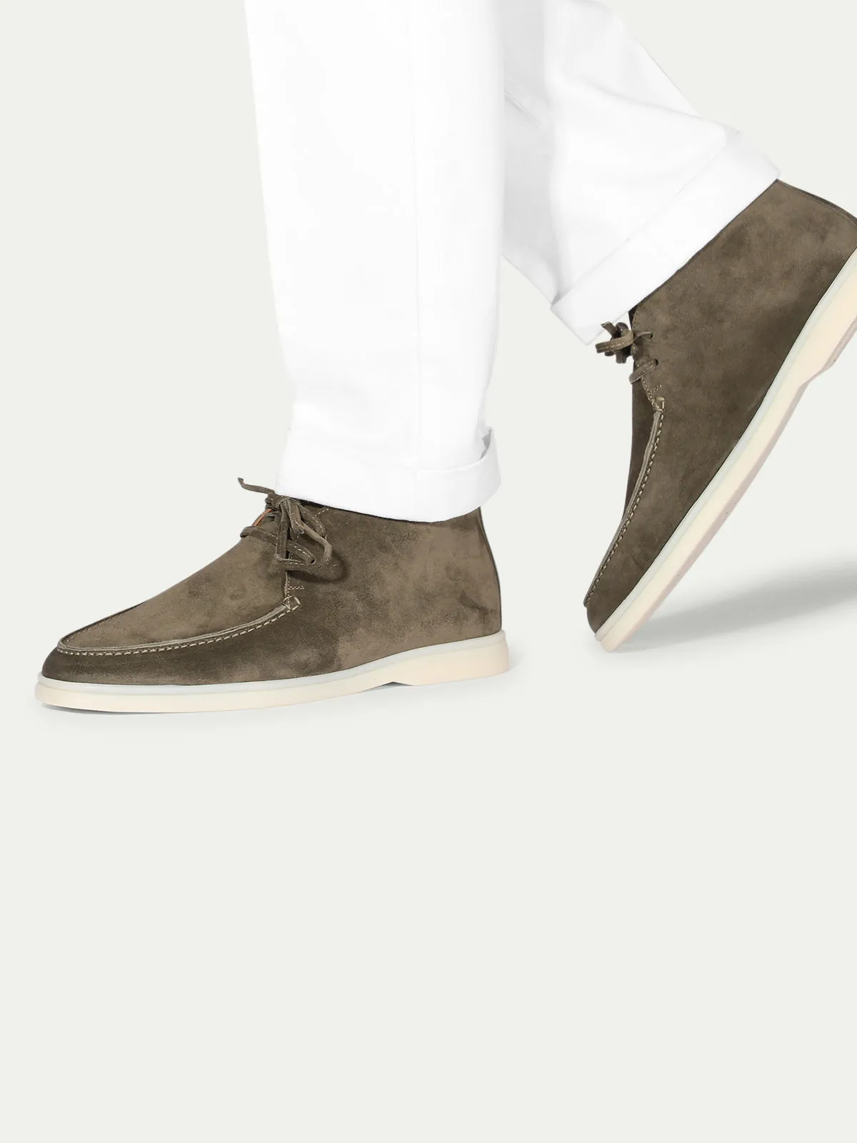 Olive Suede Desert Boot