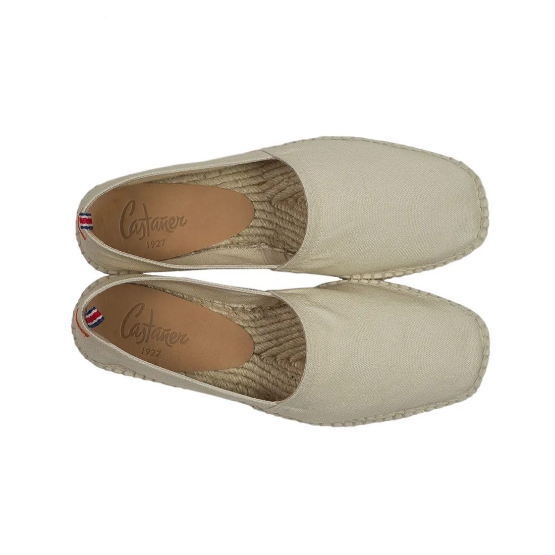 Pablo espadrilles in ivory canvas (restock)