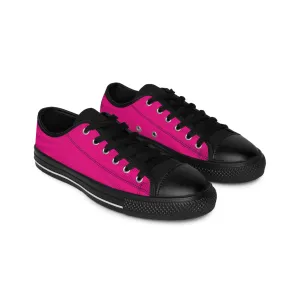 Pink Comic Background Women's Sneakers