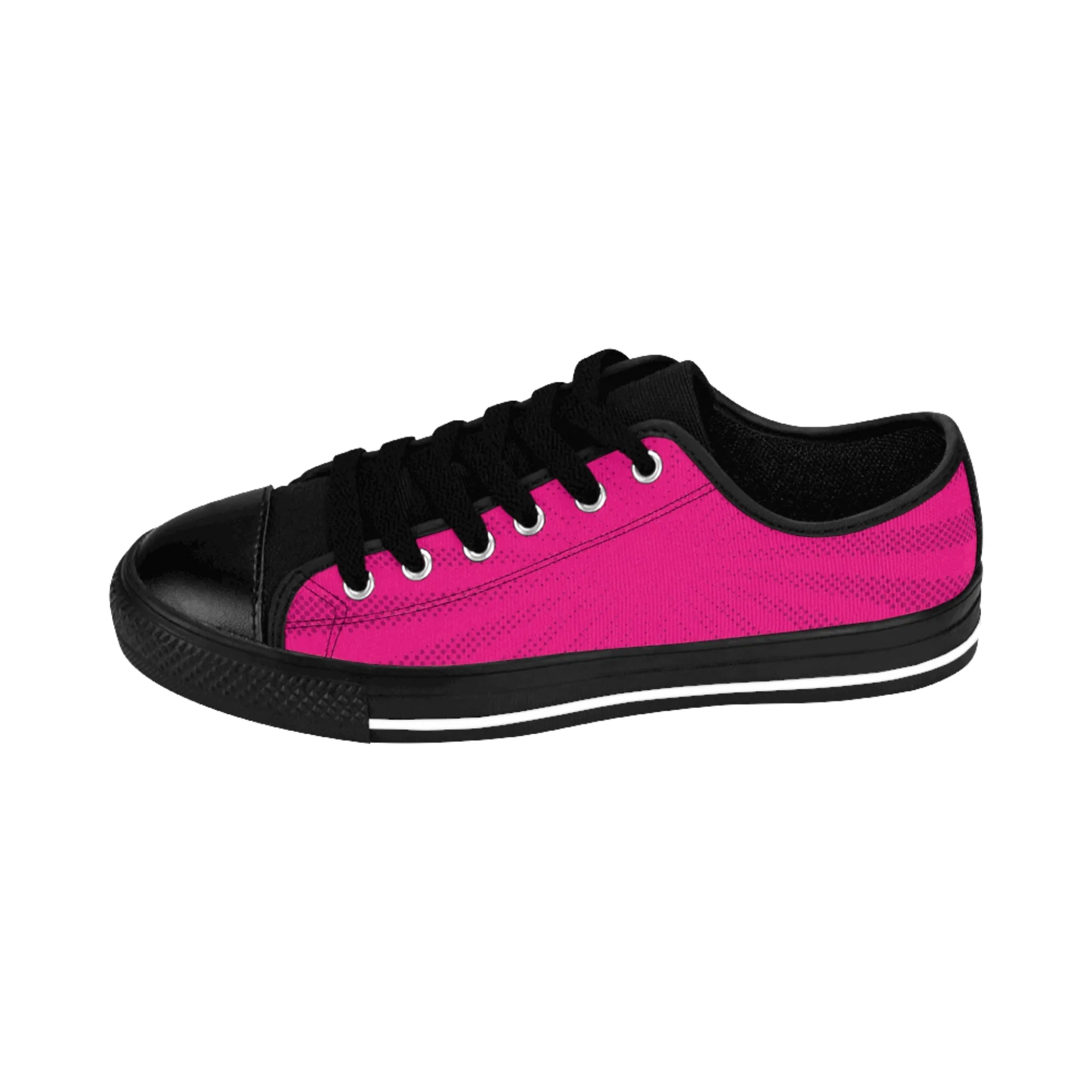 Pink Comic Background Women's Sneakers