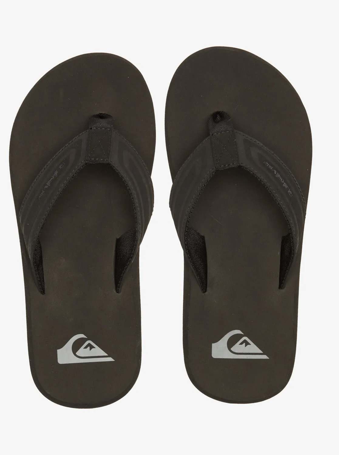 Quiksilver Monkey Wrench Core Slide Sandals - Black