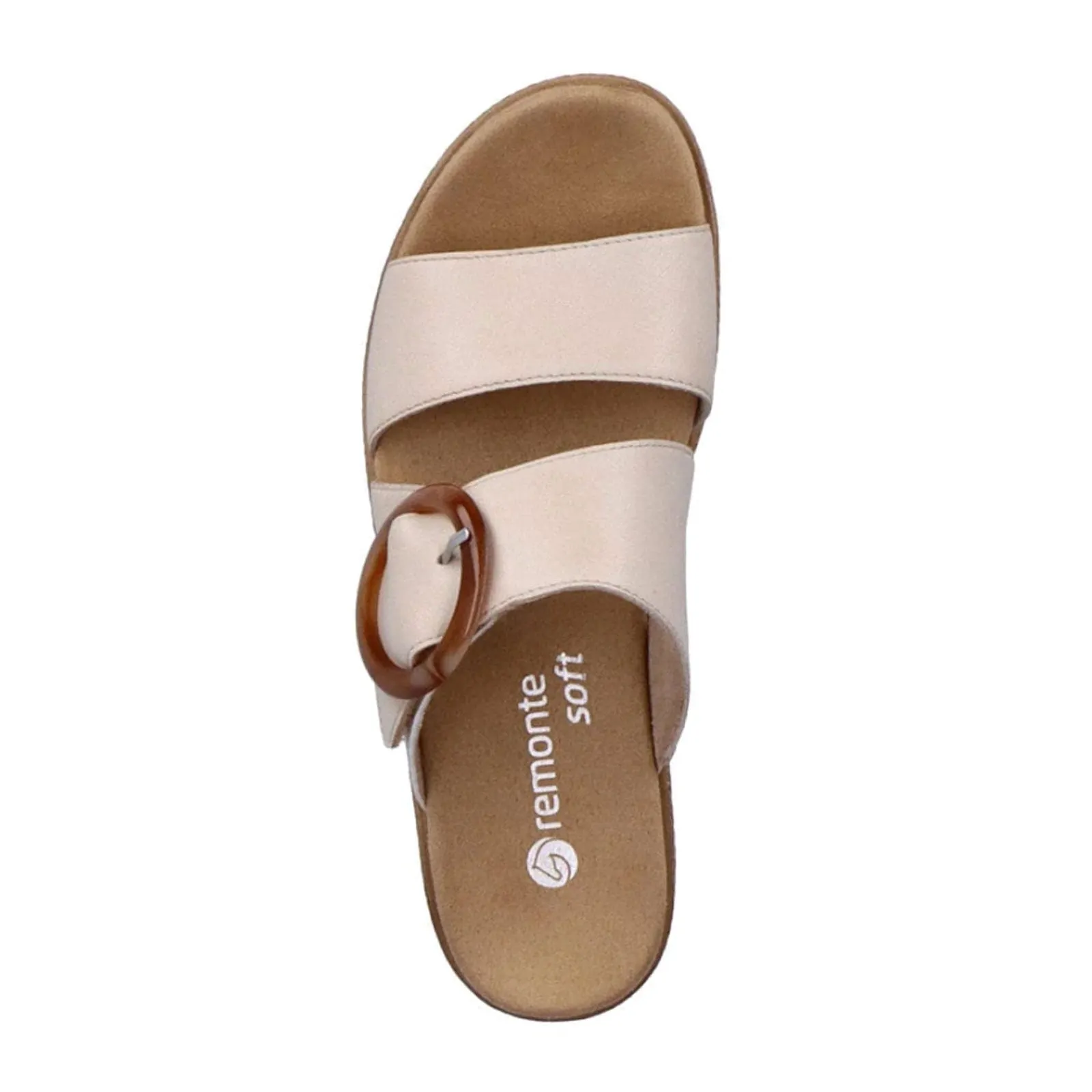 Remonte Jocelyn D0Q51-80 Slide Sandal (Women) - Kreide/Pebble