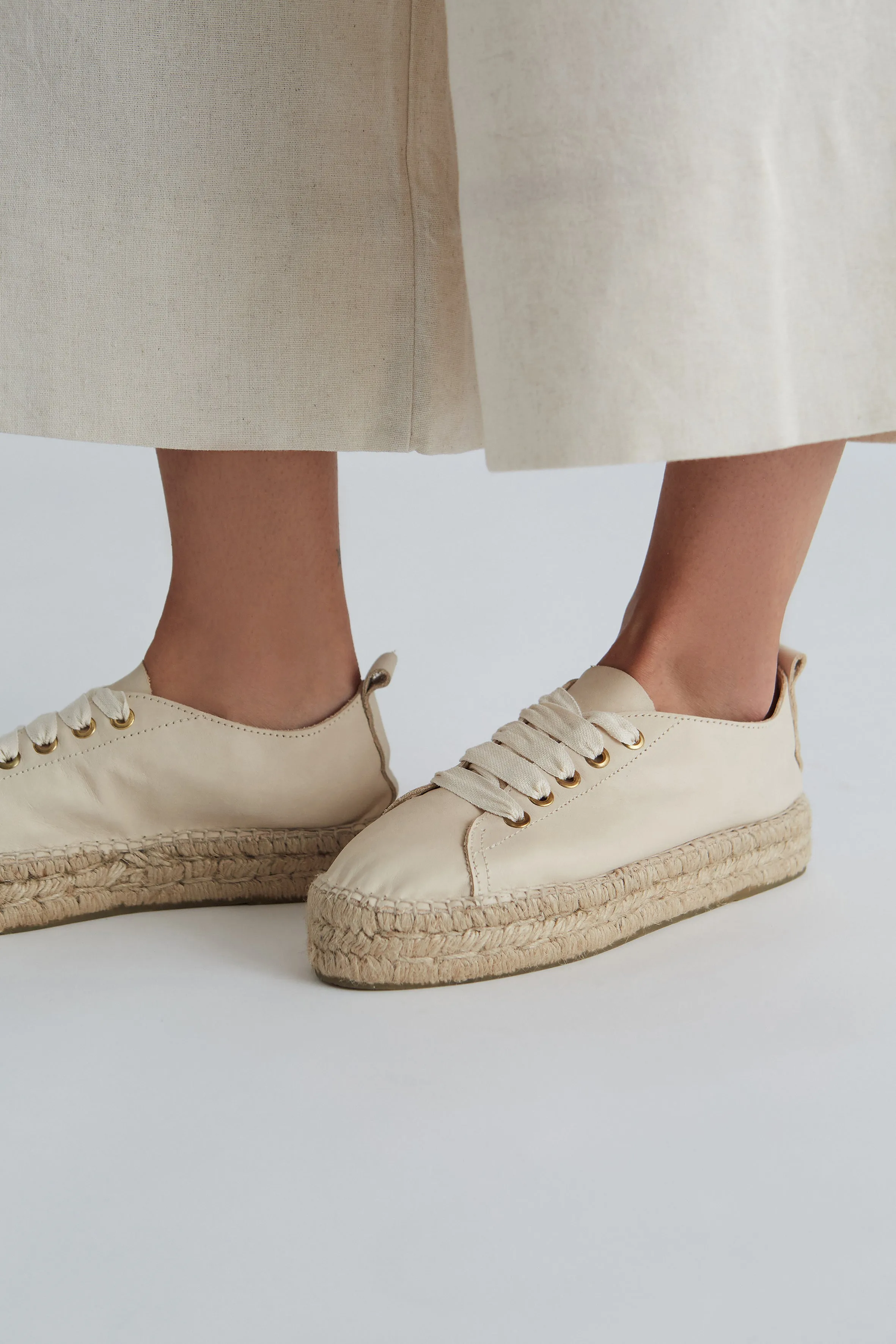 Sneaker Espadrilles Ivory