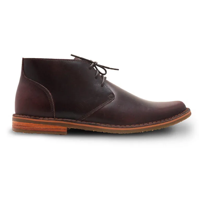 The Carpentry Ankle Boot Oil Leather Brandy Brown