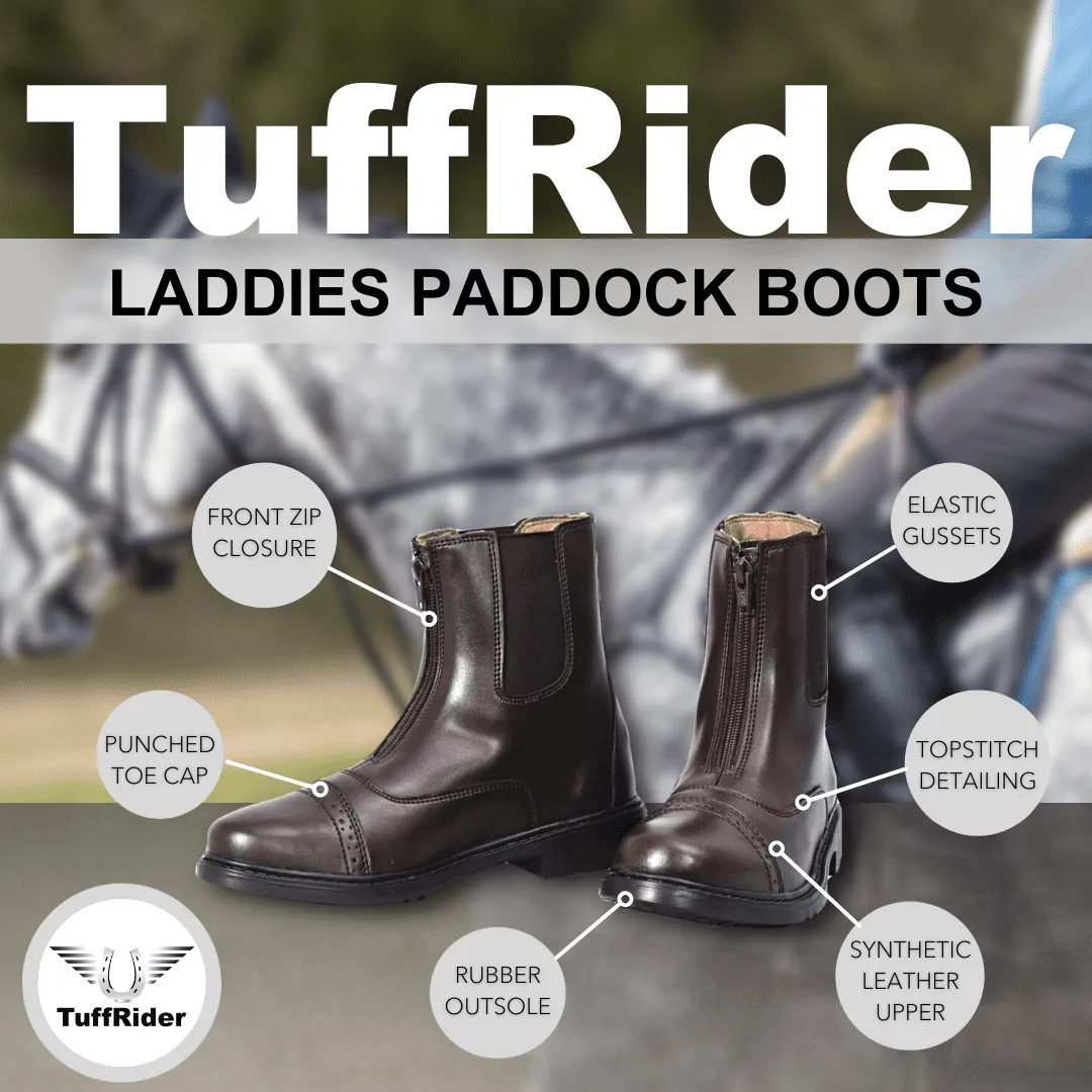 TuffRider Ladies Starter Front Zip Paddock Boots