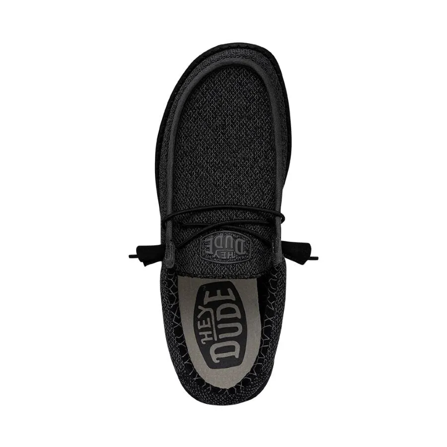 Wally Sox Wide - Micro Total Black