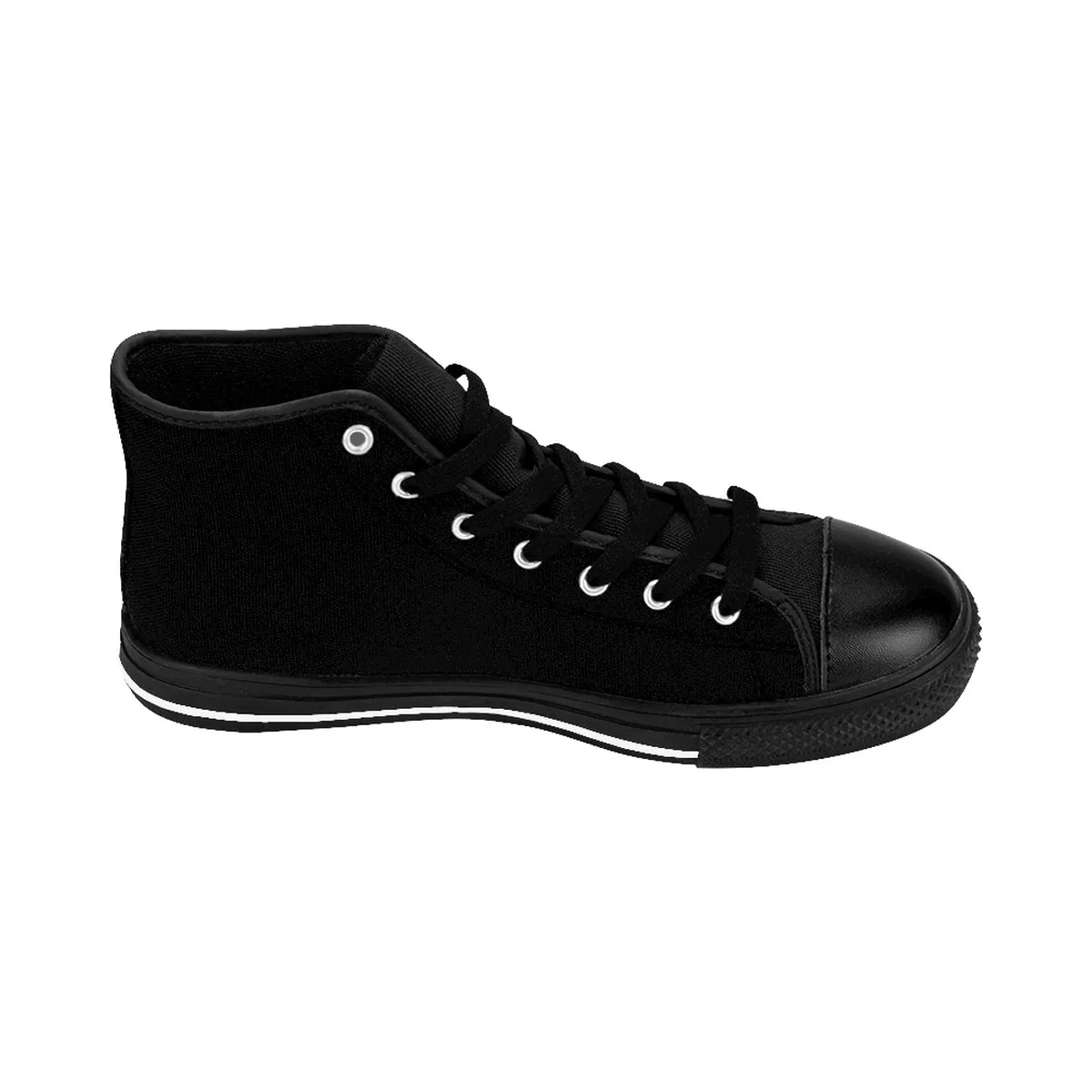 Women's High-top Black Music Is Life Sneakers